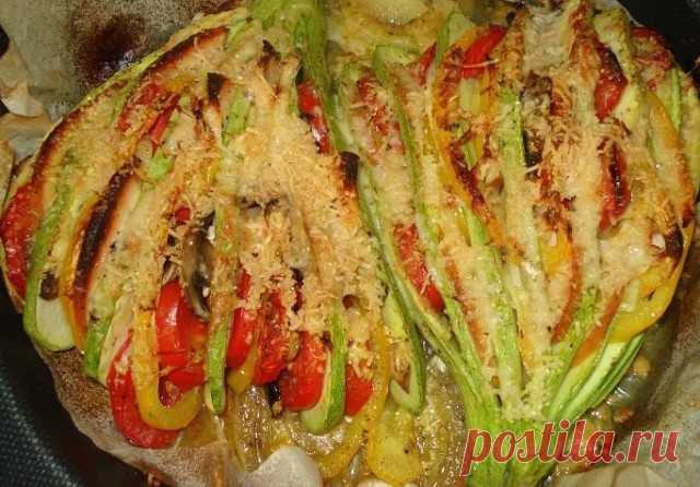 Кабачковый веер- вкусно, быстро и полезно
