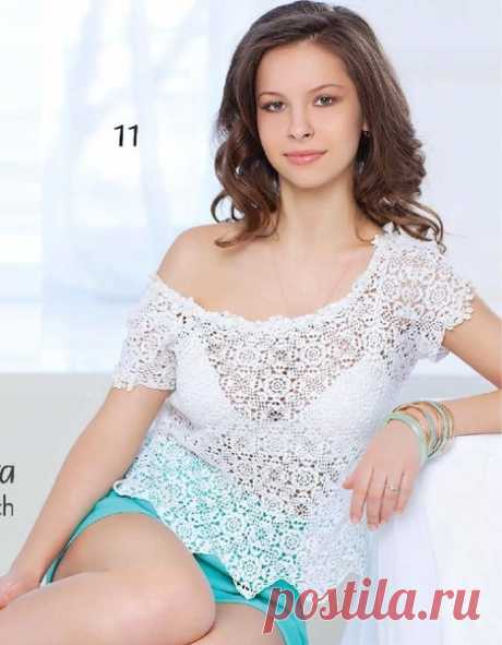 CROCHET BLOUSE. CROCHET BLOUSE. FREE DIAGRAM.