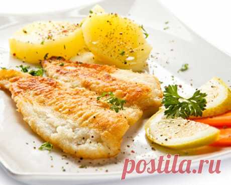 РЫБА В МАННОЙ КРУПЕ