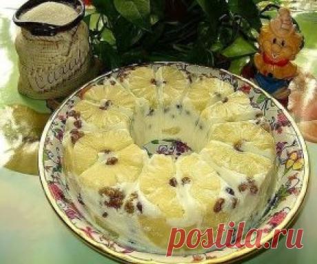 Творожный десерт » Старая Рига
Ингредиенты:
400 гр. творога любой жирности
200 гр. сметаны тоже любой жирност
банка ананасов
0,5 литра ананасового сока
25 гр. желатина
0,5 банки сгущенки
ванилин, изюм
