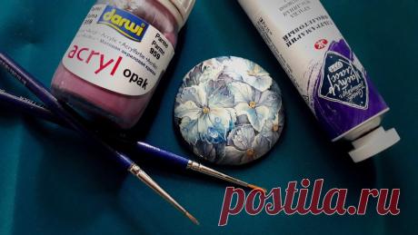 Какую краску выбрать для рисования по камню. Делюсь своими секретами | ЛЕПЕСТОК КЛЕВЕРА | Яндекс Дзен