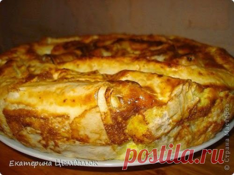 Мелина или баница из лаваша с творогом | Четыре вкуса