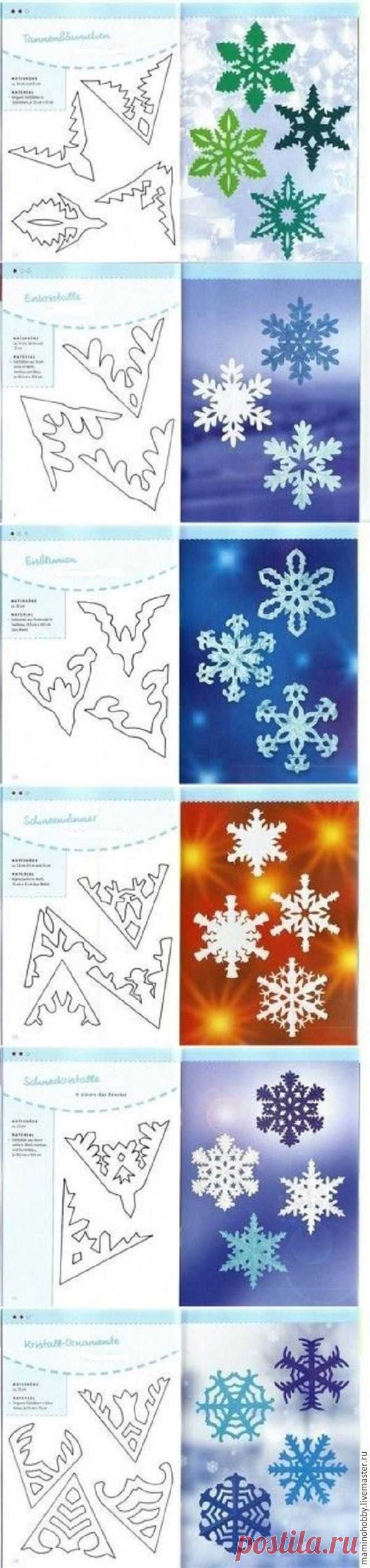 Балет на окне, или Вырезаем интересные снежинки