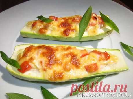 Кабачки лодочки фаршированные - пошаговый рецепт с фото | И вкусно и просто