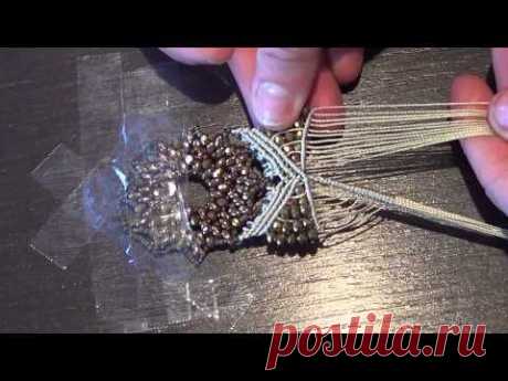 ▶ TUTORIAL bracciale con modulo bucaneve e macramè parte 2 - YouTube