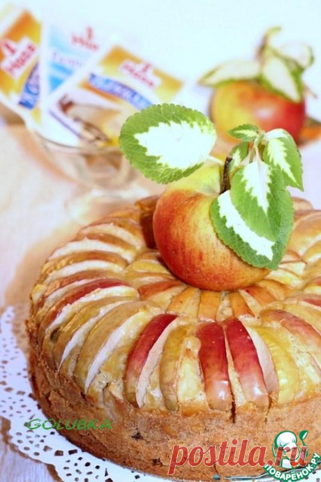 Болонский пирог с полентой и яблоками - кулинарный рецепт