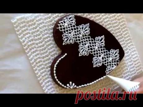 Lace cookie.Part6. Cookie Con 2015. My little bakery.