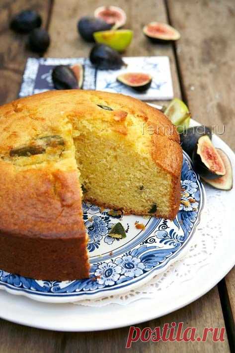 Апельсиновый пирог с инжиром | FEMIANA
