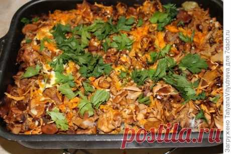 Деревенское жаркое с грибами
