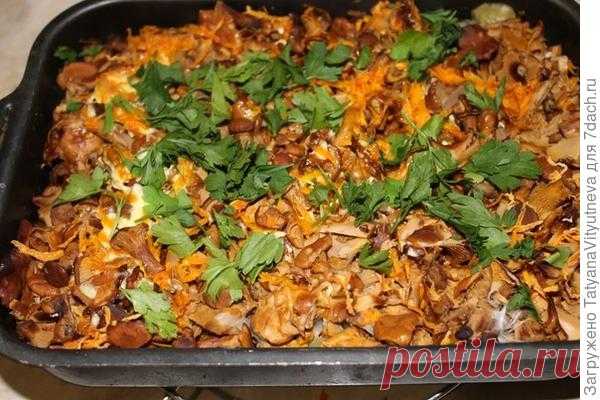 Деревенское жаркое с грибами