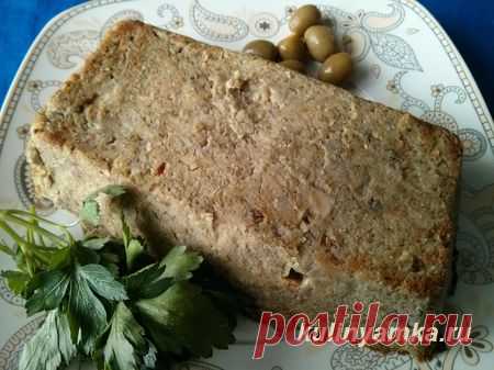 Постная запеканка из нута с вешенками
