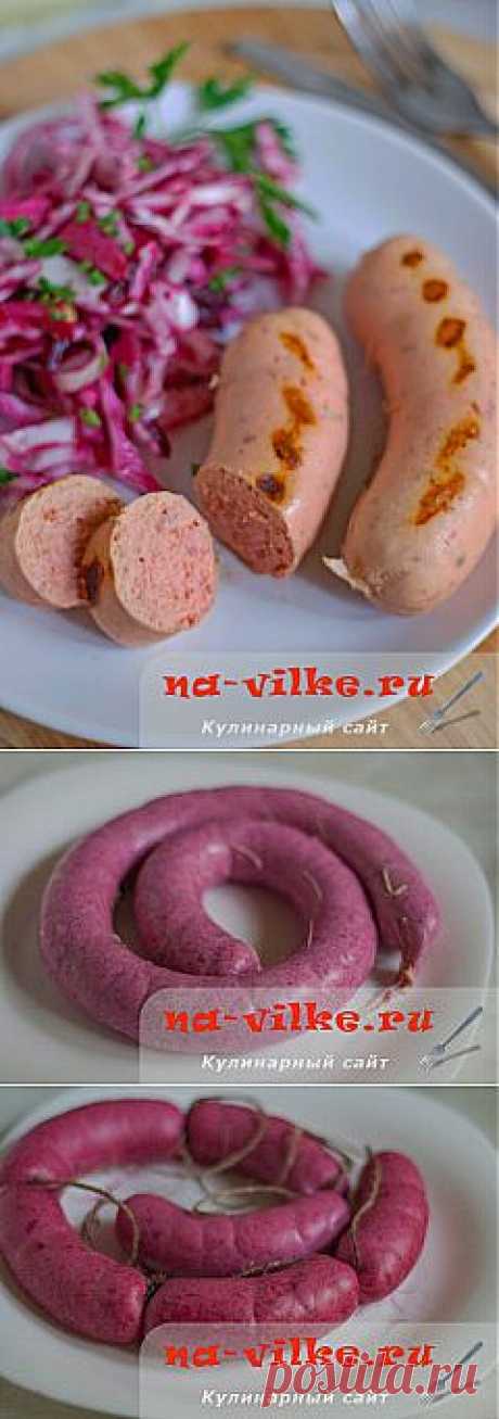 Сосиски домашнего приготовления из курицы - рецепт с фото
