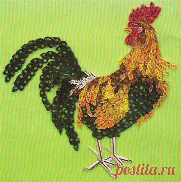 Все изображения "Квиллинг Петушок" / picsbase.ru