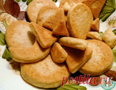 Печенье на огуречном рассоле с сыром – кулинарный рецепт