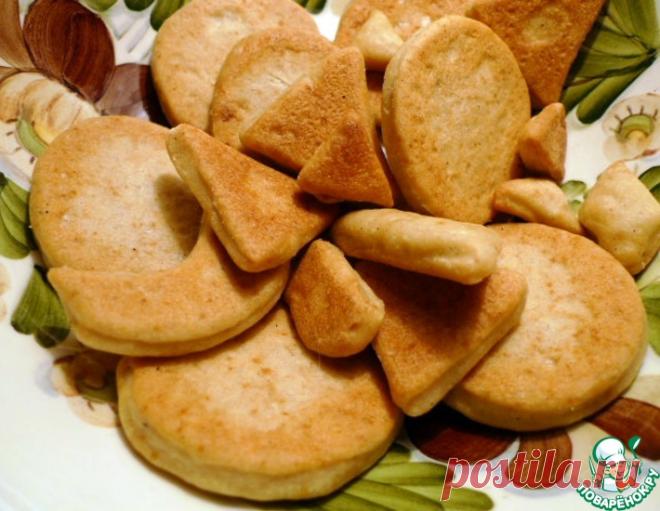 Печенье на огуречном рассоле с сыром – кулинарный рецепт