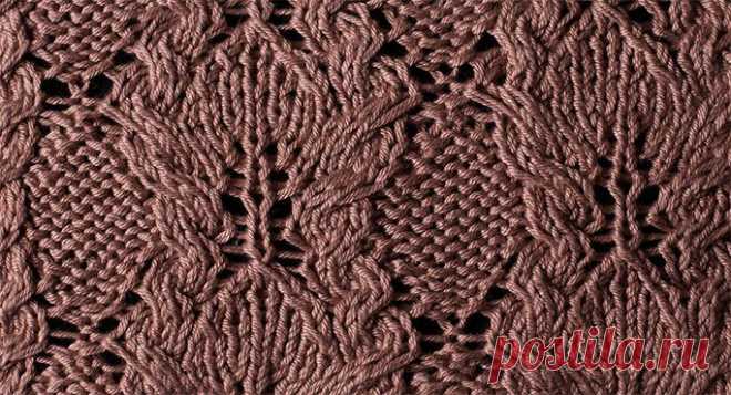 Узор №23 для вязания на спицах | Penelopa — дизайнерские схемы для вязания на спицах