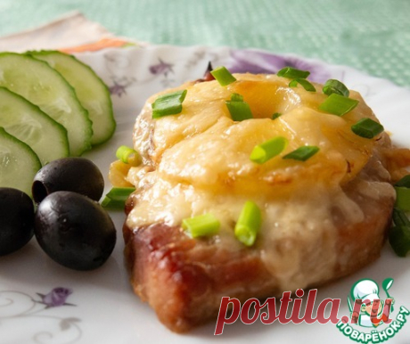 Мясо под ананасом почти &quot;по-французски&quot;
