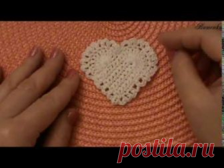 Вязание крючком мотива СЕРДЕЧКО - запись пользователя Вишенка (Елена) в сообществе Вязание крючком в категории Вязание крючком для начинающих