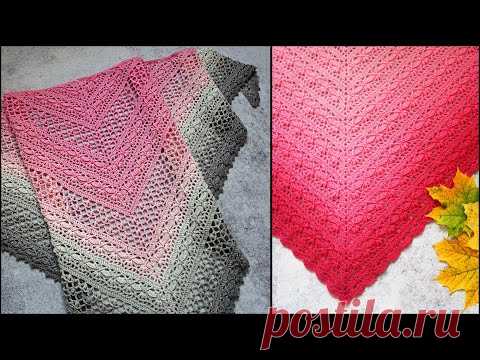 Мастер-класс шаль 
