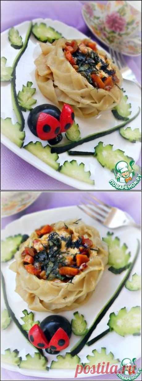 Тушеные овощи в брюссельском гнезде - кулинарный рецепт