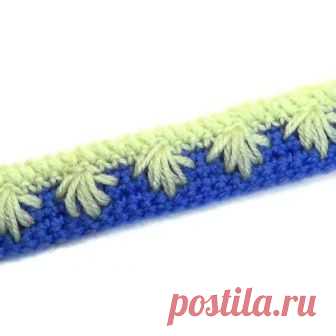 Обвязка края Гусиные лапки