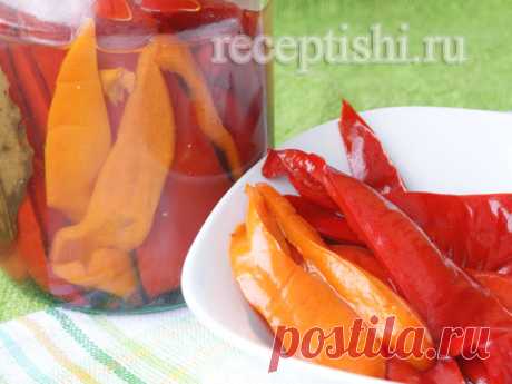Болгарский перец дольками на зиму | Кулинарные рецепты с фото на Рецептыши.ру