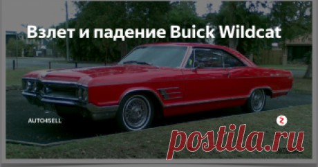 Взлет и падение Buick Wildcat Buick Wildcat появился в 1962 году как спортивный вариант линии моделей Invicta. Передние сиденья приобрели форму ковша, подвеска была перенастроена, а кузов стал более стильным.
Buick Wildcat
В комплектации появились барабанные тормоза (10 дюймов). Но тогда он еще не был полноценным спортивным автомобилем из-за недостатка динамики.
Buick стремился популяризовать спортивный стиль, но четырехдверны