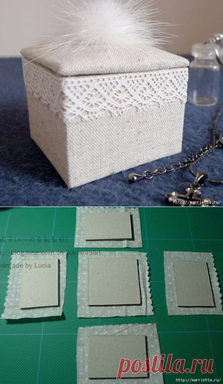 Шкатулка из картона своими руками. Мастер-класс