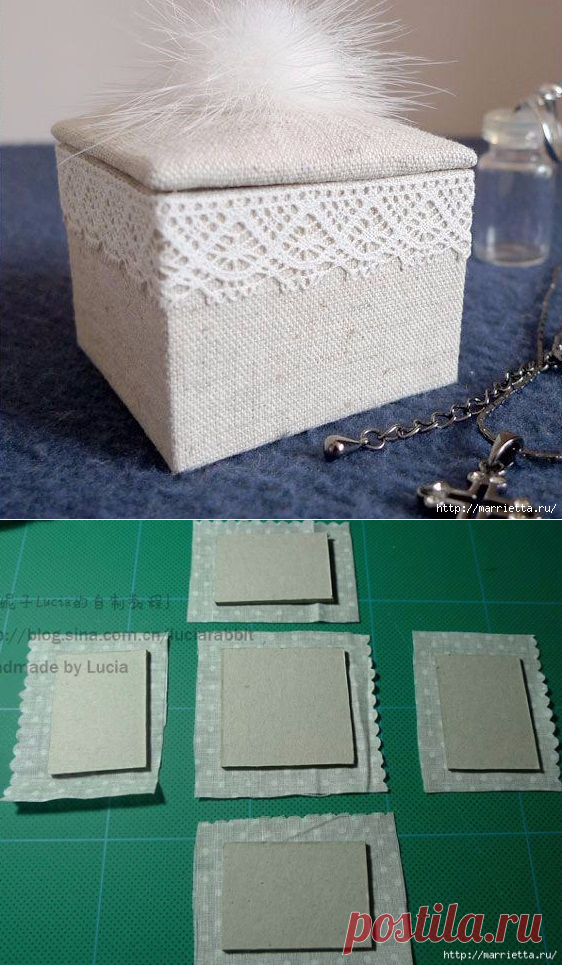 Шкатулка из картона своими руками. Мастер-класс