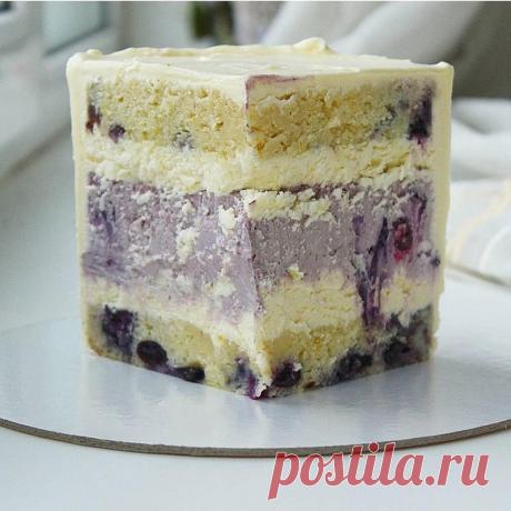 Рецепт ЛИМОННЫЙ ТОРТ С ЧЕРНИКОЙ