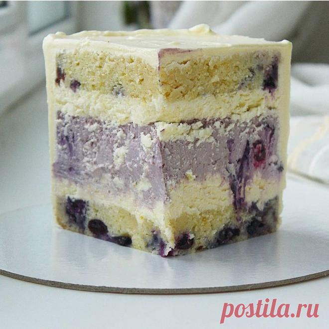 Рецепт ЛИМОННЫЙ ТОРТ С ЧЕРНИКОЙ