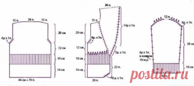 Fitted soft blue jacket with knitting needles