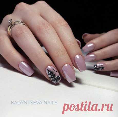 Маникюр цвета «Пыльная роза» — стильно, нежно, женственно — Нескучно
