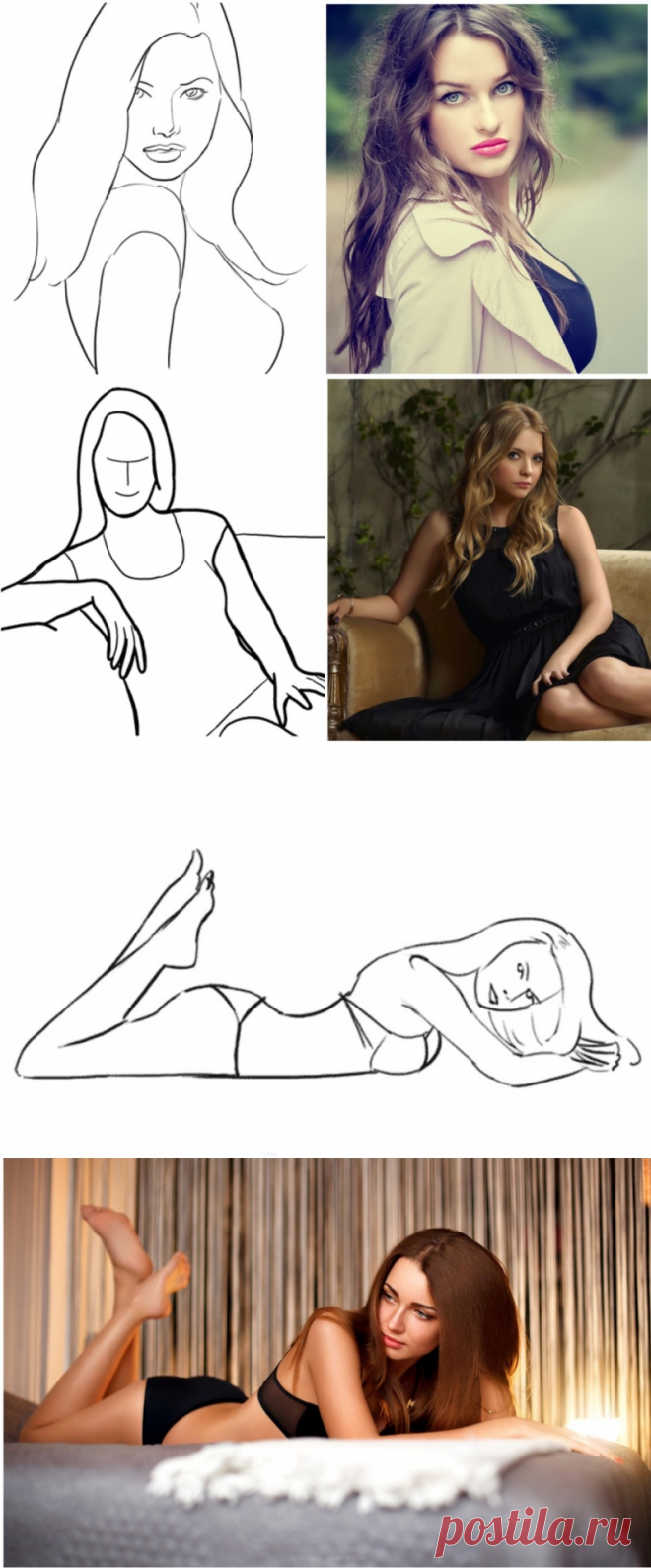 20 самых удачных поз для фотосессии. Настоящая шпаргалка!