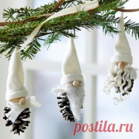 Pinecone Gnome ~~ Adorable Ornaments