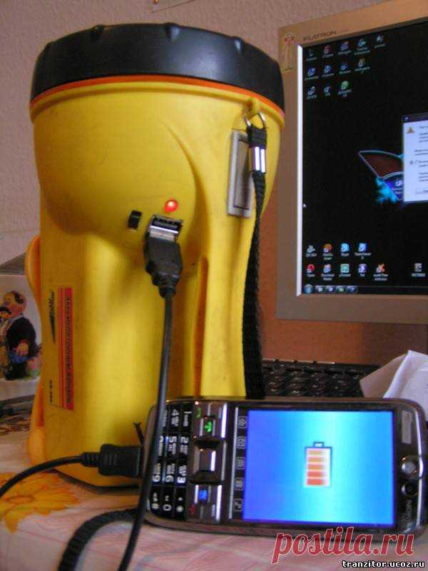 USB в фонарике - Для умелых рук