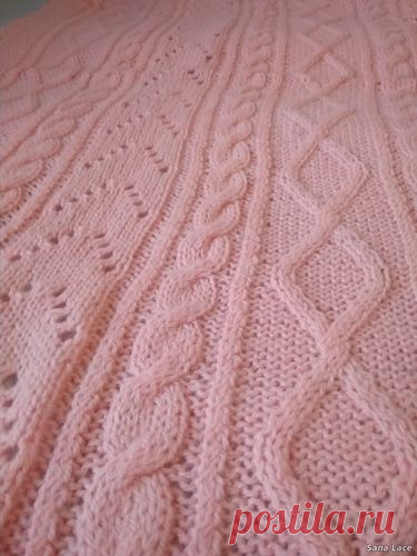 Плед Ярко-розовый - 3 Ноября 2020 - Творческая мастерская Sana Lace
