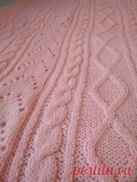 Плед Ярко-розовый - 3 Ноября 2020 - Творческая мастерская Sana Lace