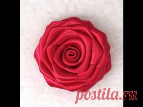 Ribbon Rose, Tutorial, DIY, How to make