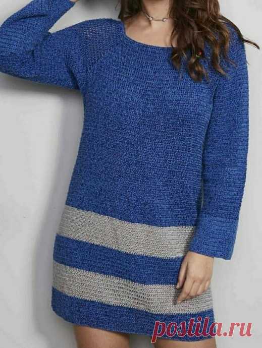 Платье крючком