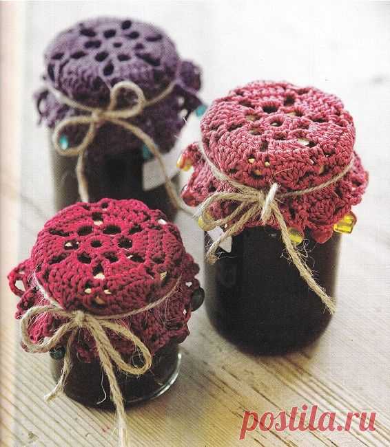 Упаковка домашнего варенья в подарок.