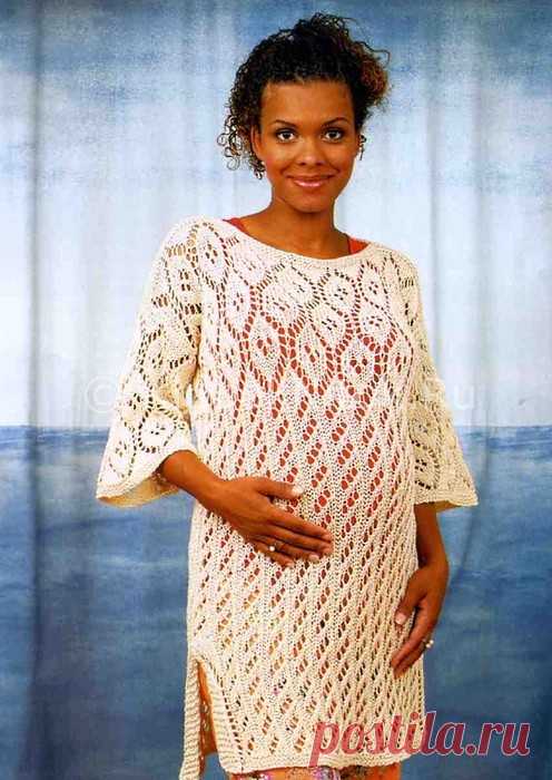 Три модели для беременных | Вязание для женщин | Вязание спицами и крючком. Схемы вязания.