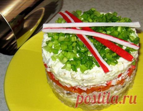 Салат "Слойка праздничная"