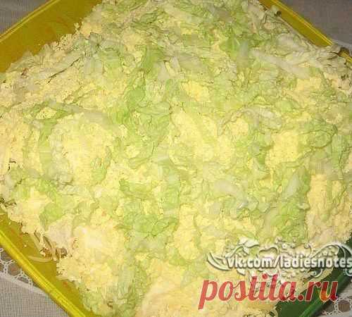 "Лебединый пух"- очень вкусный и нежный салат.