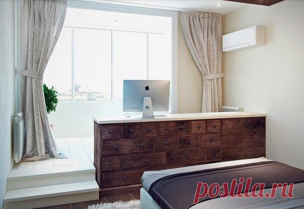 Cовременная интерпретация шале в квартире: проект «Победы дизайна» Уютная и просторная альпийская хижина в новостройке на юге Москвы? Пожалуйста! Дерево в отделке, натуральные материалы, кованые элементы мебели и состаренная бронза в декоре