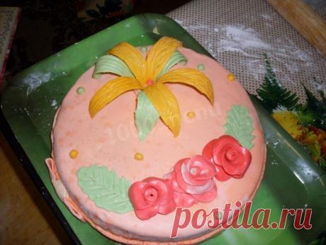 Фруктовый торт орт на годовщину рецепт с фото - 1000.menu