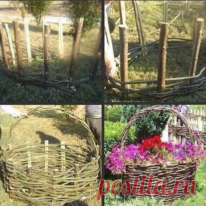 Πлeтeм пpeлecтную клумбу