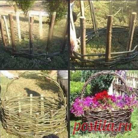 Πлeтeм пpeлecтную клумбу