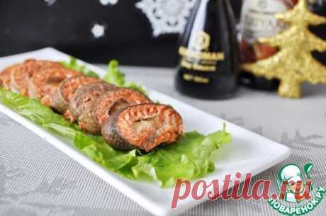 Рулет из лосося с плавленным сыром - кулинарный рецепт
