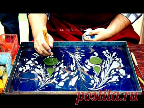 Как рисовать на воде, как на бумаге. - YouTube